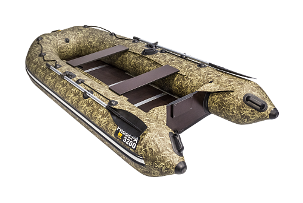 Лодка ПВХ Ривьера Компакт 3200 СК "Камуфляж" камыш