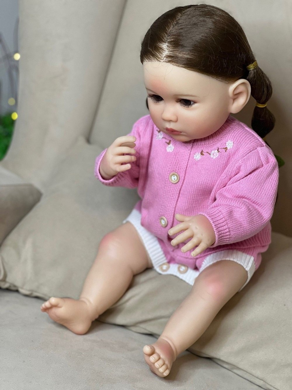 Кукла Реборн виниловая 55см в пакете (FA-314)