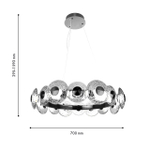 Подвесная светодиодная люстра Favourite Claros 4643-16P