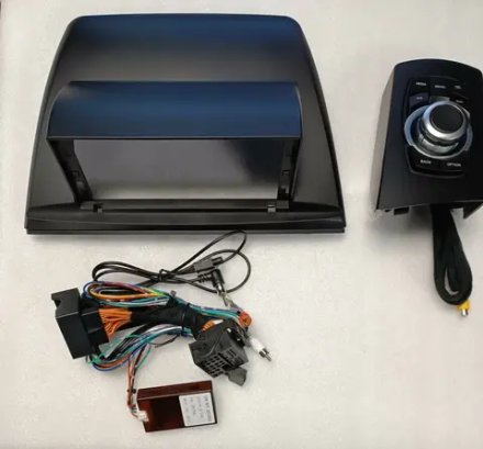 Магнитола для BMW X3 E83 2003-2010 - Carmedia HP-B1103XFW монитор 12.3" с джойстиком в стиле Audi на Android 11, CarPlay, 4G SIM-слот