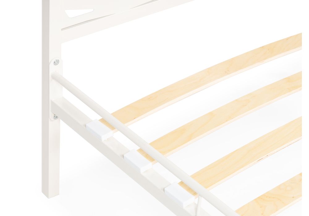 Односпальная кровать Кубо 90х200 белый