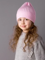 Шапка для девочки осенняя вязаная
