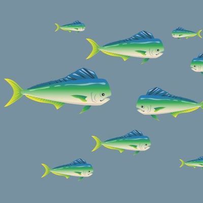 зеленые рыбки