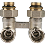 Узел нижнего подключения радиатора REHAU угловой 1/2"x3/4''