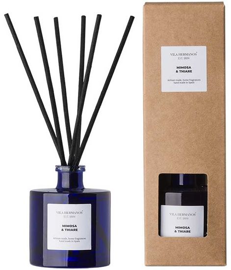 Mimosa & Thiare, аромадиффузор Apothecary cobalt blue Collection, Vila Hermanos
