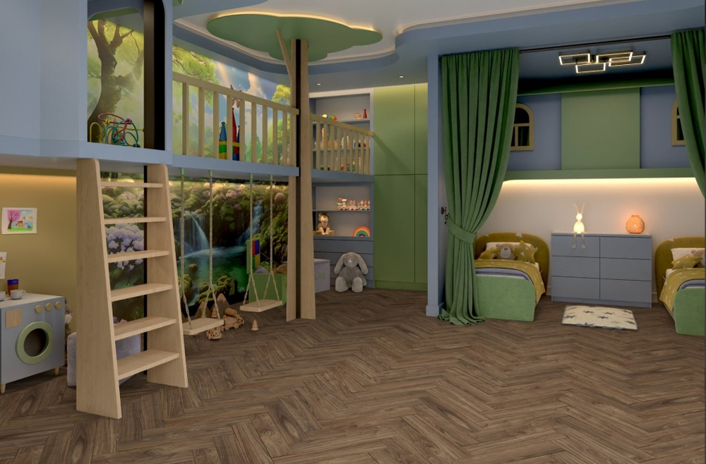 Кварц-винил Клеевой LVT Damy Floor London 2,5 мм Дерби 3.2 м2