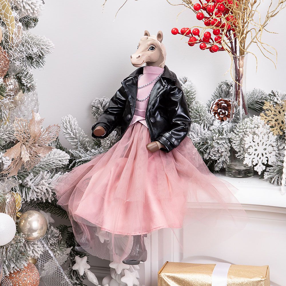 Кукла интерьерная коллекционная Лошадь Мисс Лейн