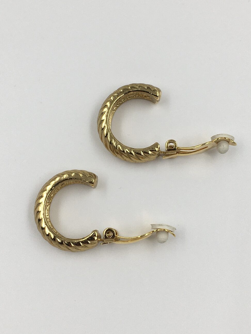 Клипсы кольца фактурные Sonia Rykiel