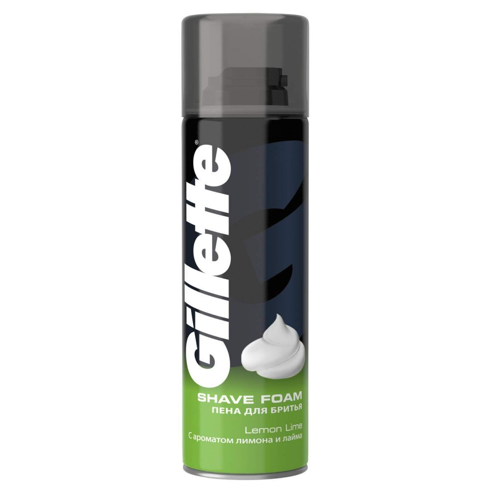 Пена для бритья Gillette Лимон/Лайм 200мл