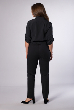 Брюки женские 3799зп, Флис черный #369Флч023799зп