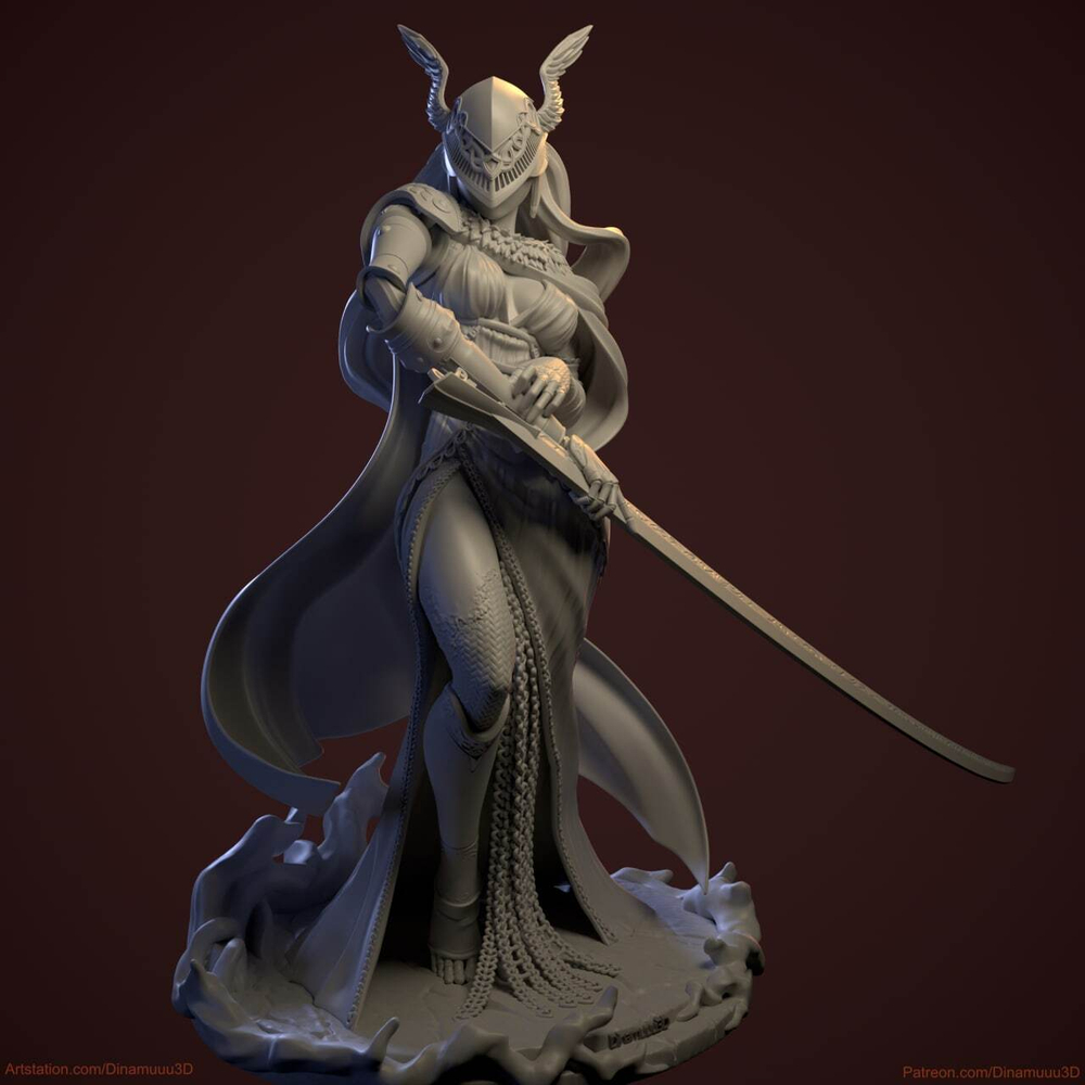Фигурка Маления Клинок Микеллы богиня гнили Кольцо Элдена Malenia blade of miquella Goddess of Rot Elden Ring
