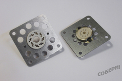 фланец крепежный декоративный для крепления 8-штырьковой ламповой панели