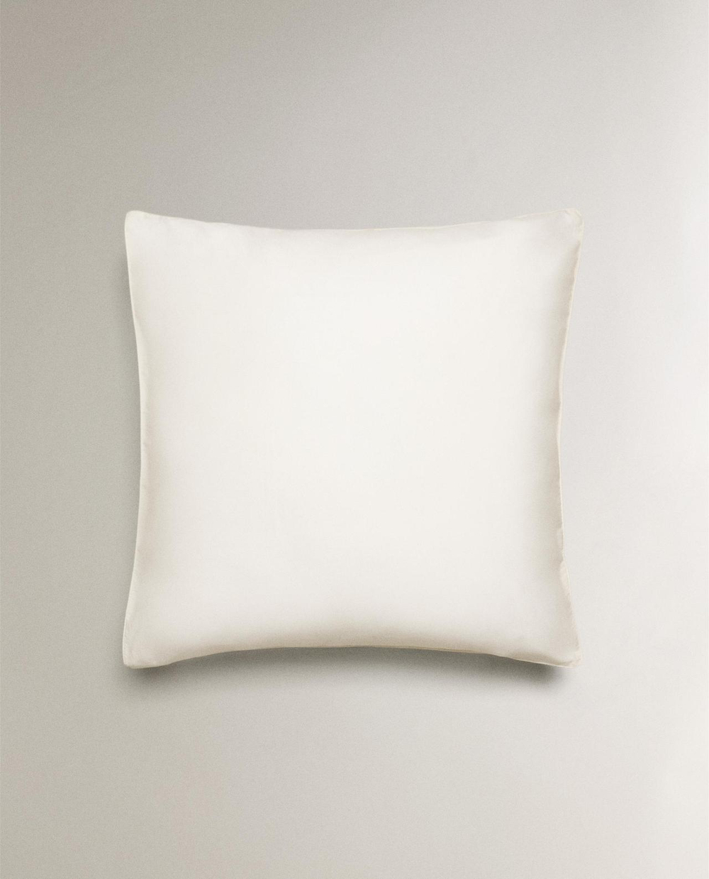 Zara Home - Наволочка из ситцевого хлопка (800 нитей) 60x60 см