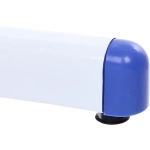 Вентилятор напольный «CHANGLI CROWN», 1601, бело-синий