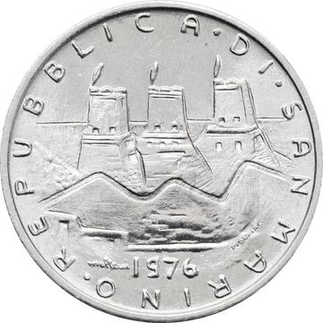 5 лир 1976 Сан-Марино, Республика