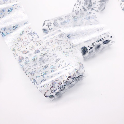 Zoo Фольга для литья переводная Серебро Микс 1452, 4х50см, прозрачная