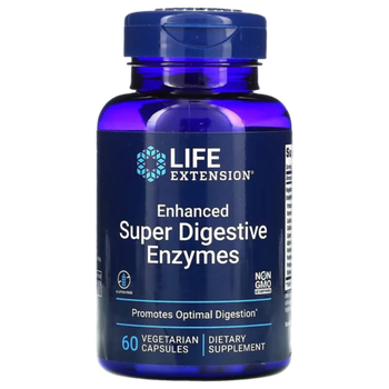 Life Extension Enhanced Super Digestive Enzymes 60 veg capsules, Ферменты