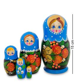Народные промыслы МР-27/21-A Матрешка 5м «Настюша» ср.