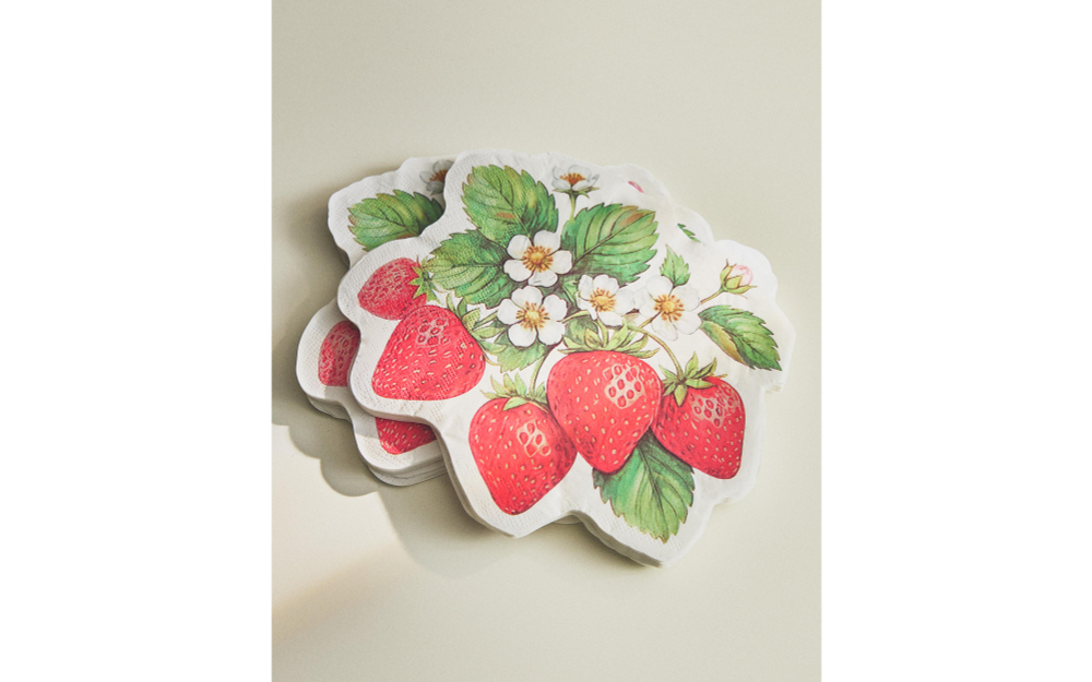 Бумажные салфетки Zara Home, красный, 20 шт., 2271/022