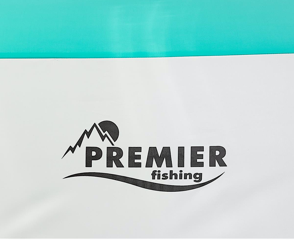 Палатка зимняя п/автомат Premier Fishing Куб 1.8x1.8x2м 2000мм PR-ISC-180BG Бирюза-Серый