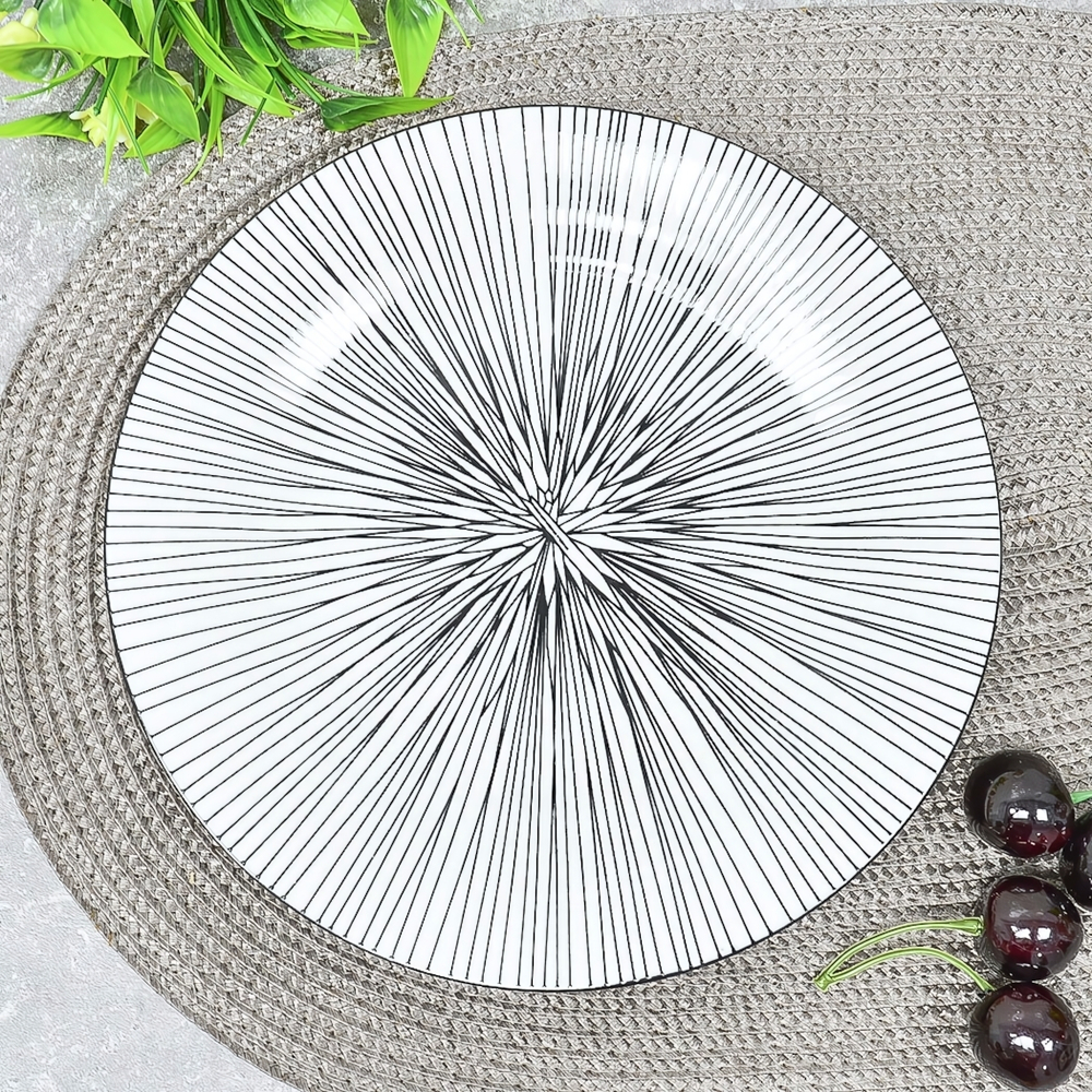 Тарелка обеденная 23см Line