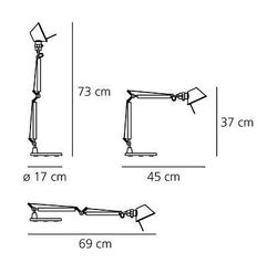Настольная лампа офисная Artemide  A001300