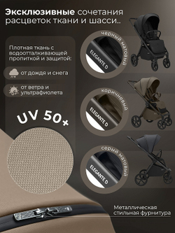 Прогулочная коляска Sweet Baby SBL Elegante D 427625 Beige