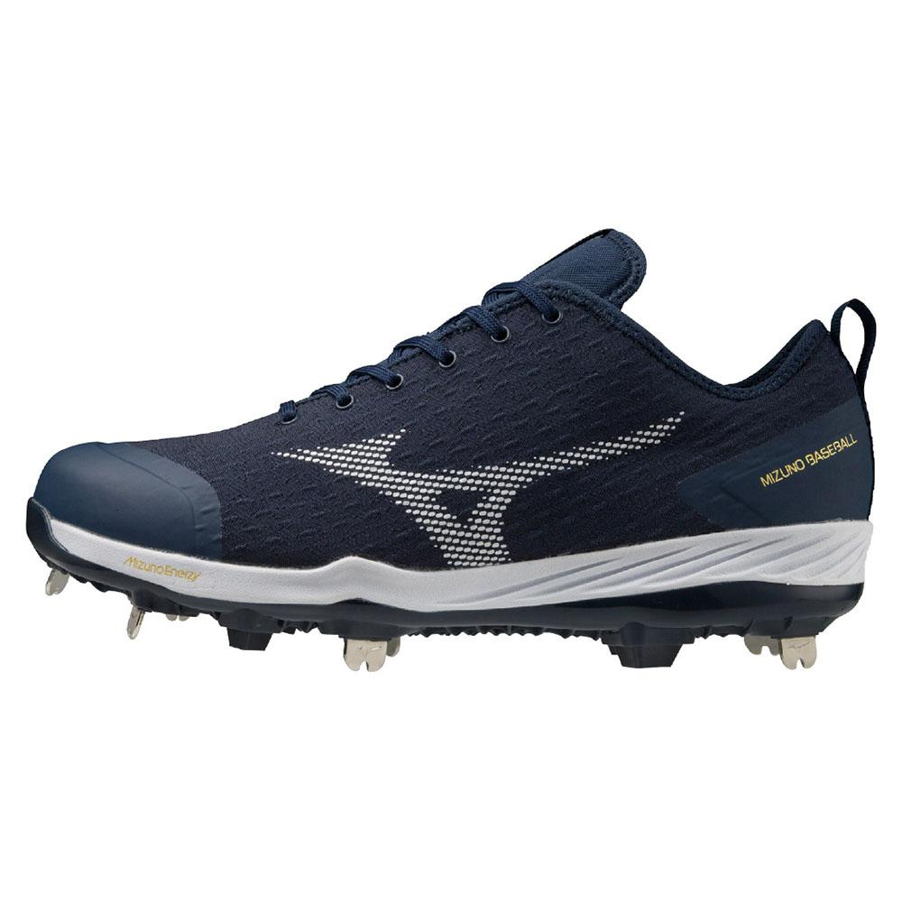 Mizuno Low Top Upper Height Baseball Shoes Men"s Dark Blue