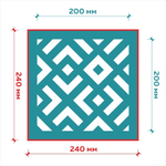 Клеевой трафарет 020