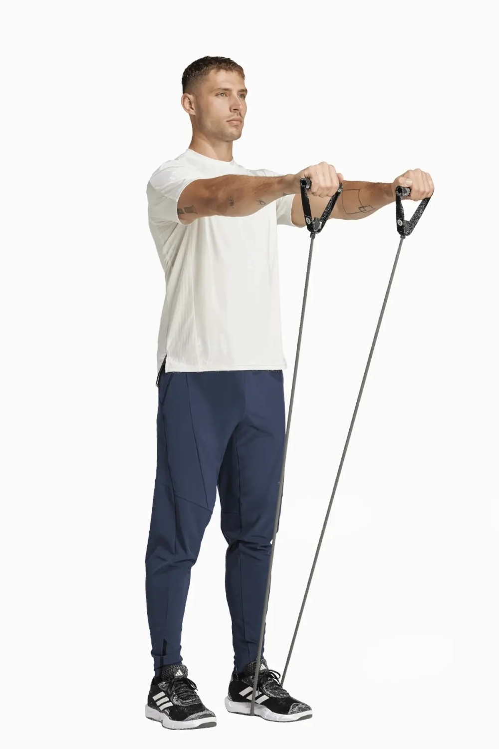 Штаны adidas Designed for Training Hybrid - темно-синий