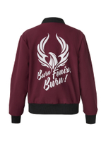 Бомбер FENIX, бордовый