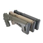 Приклад телескопический складной со щекой на МР-153, МР-133, DLG Tactical. Черный