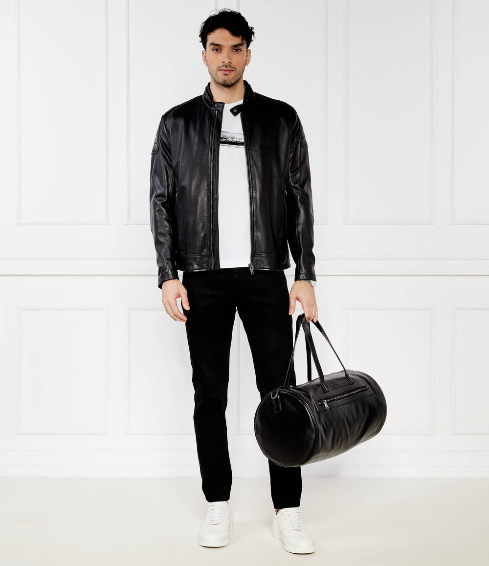 Кожаная Jomoto BOSS ORANGE - черный(50518270)