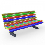 Скамейка Карандаши