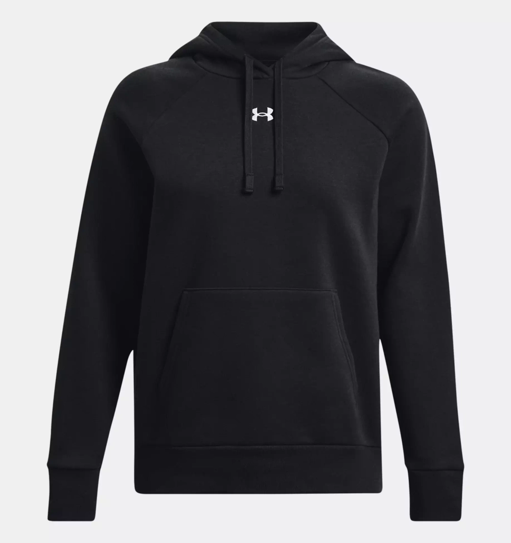 Женская флисовая толстовка Under Armour UA Rival Fleece Hoodie-BLK