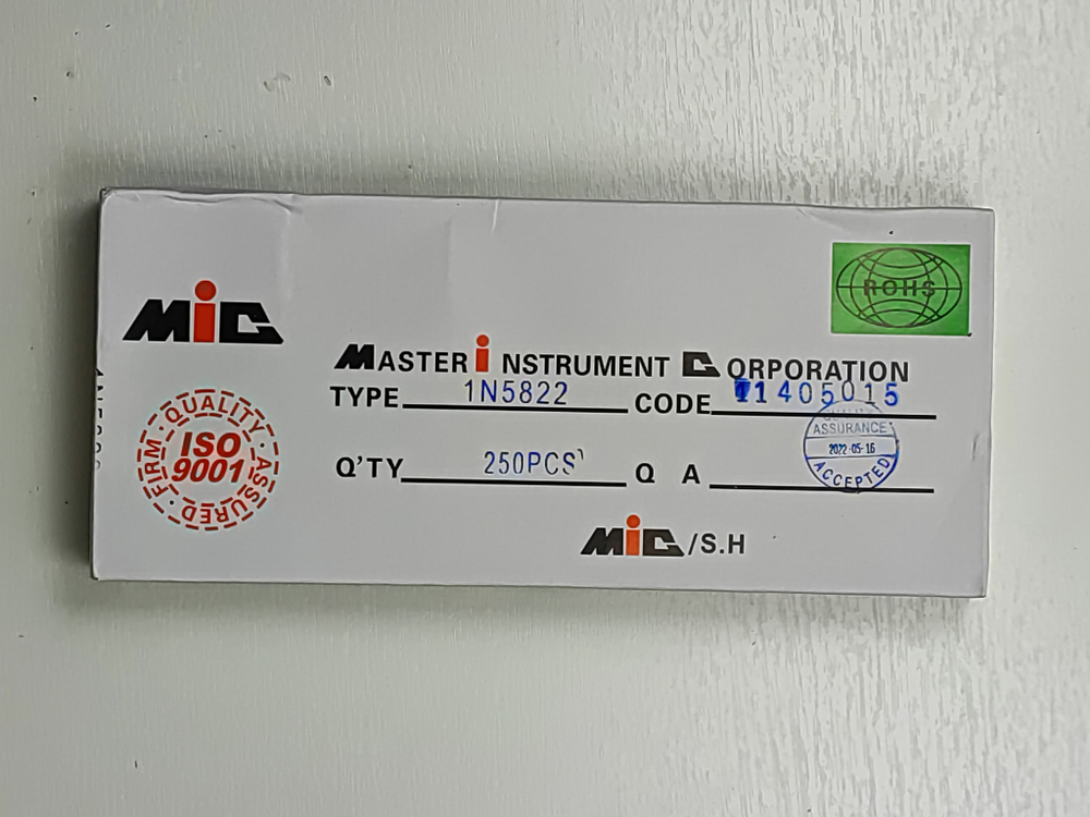 Диод ET 1N5822