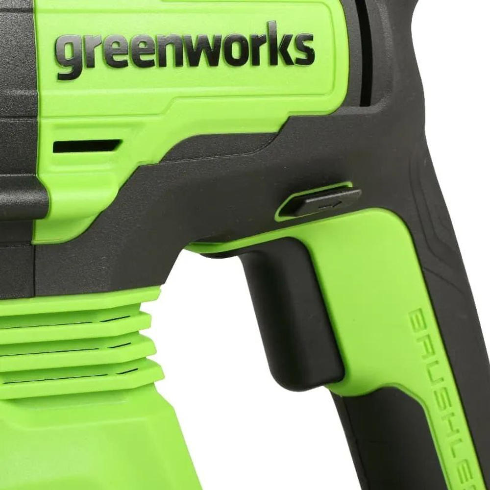 Перфоратор аккумуляторный бесщеточный Greenworks GD24SDS2 2 ДЖ, 24V (в компл. с АКБ 4АЧ и ЗУ) Greenw