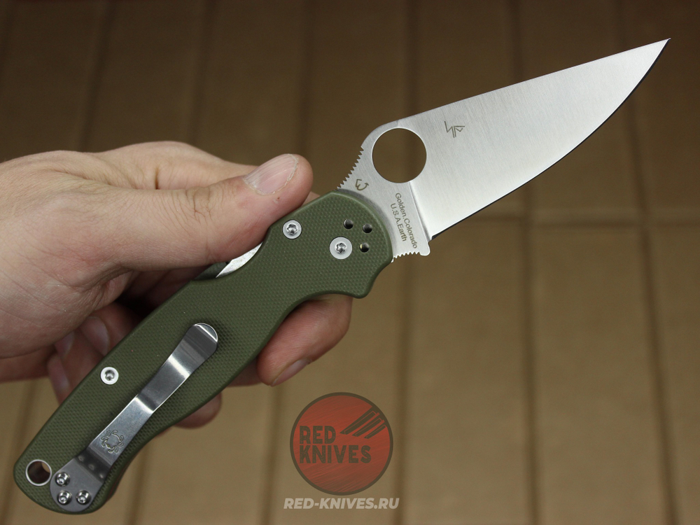 Нож Spyderco Paramilitary 2 -OD Satin RK-437
