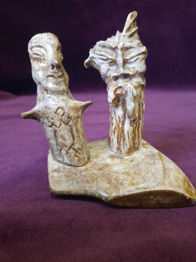 Миниатюра "Духи Ямала", рог лося