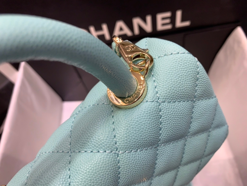 Chane1 Coco Handle Bag 19 cm