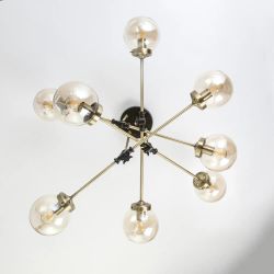 Citilux Планета CL105185 Люстра на штанге поворотная Бронза