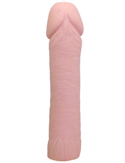 Крупный реалистичный телесный фаллоимитатор UltraSkin (Цвет: телесный)