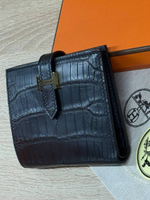 Кошелек Hermes из кожи крокодила