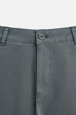 ZARA БРЮКИ ЧИНОС SKINNY FIT, МЯГКИЙ СЕРЫЙ