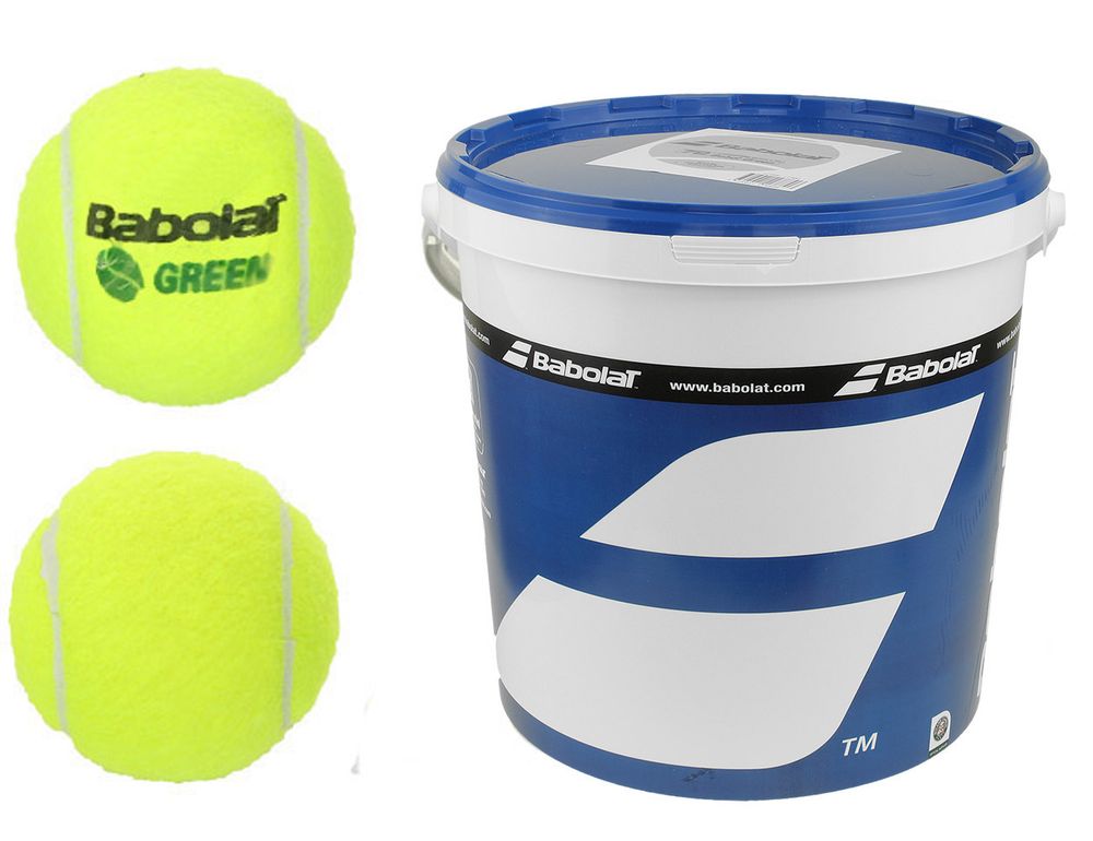 Теннисные мячи Babolat Green Bucket 72B