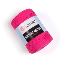 Пряжа YarnArt Macrame Cotton, Яркий розовый