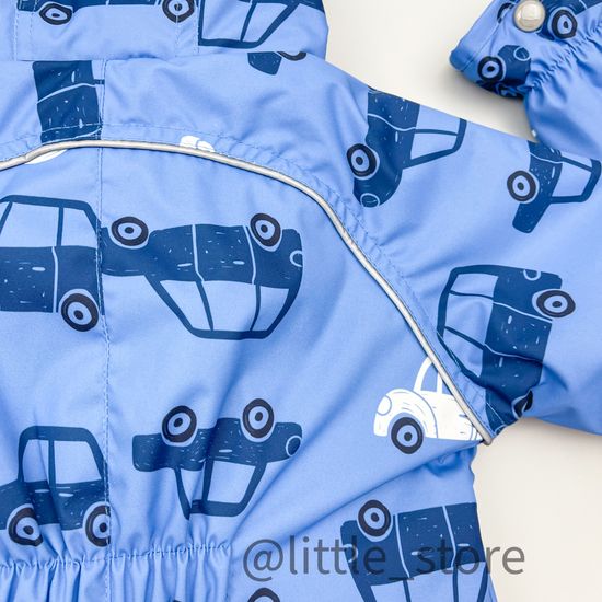 Комбинезон демисезонный "Машинки" морской бриз