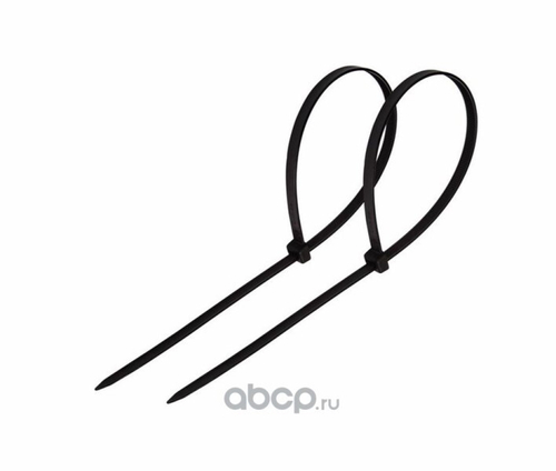 Хомут-стяжка нейлон 3.6*150 мм черная (в уп. 100 шт) (REXANT)