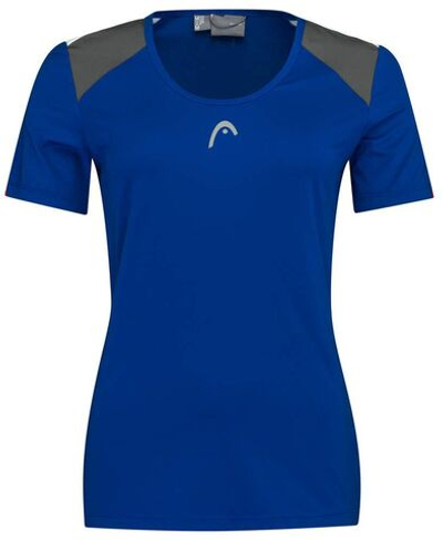 Женская теннисная футболка Head Club 22 Tech T-Shirt W - Blue