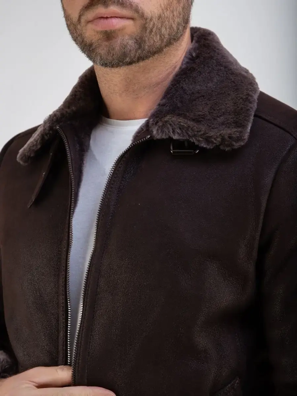 Дубленка мужская натуральная зимняя Турция